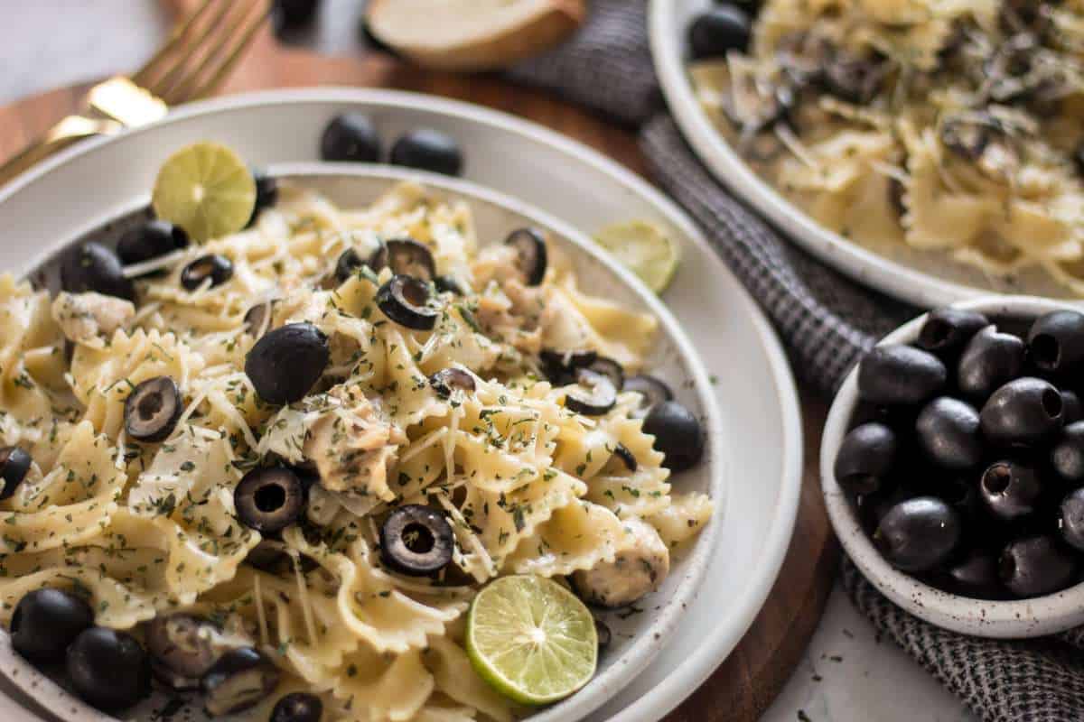 Tuna and Olive pasta recipe