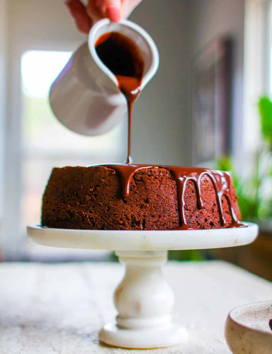 Chocolate Covered Prune Fudge Cake