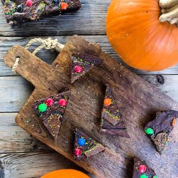 witches brew brownie: The Best Leftover Halloween Candy Recipe!