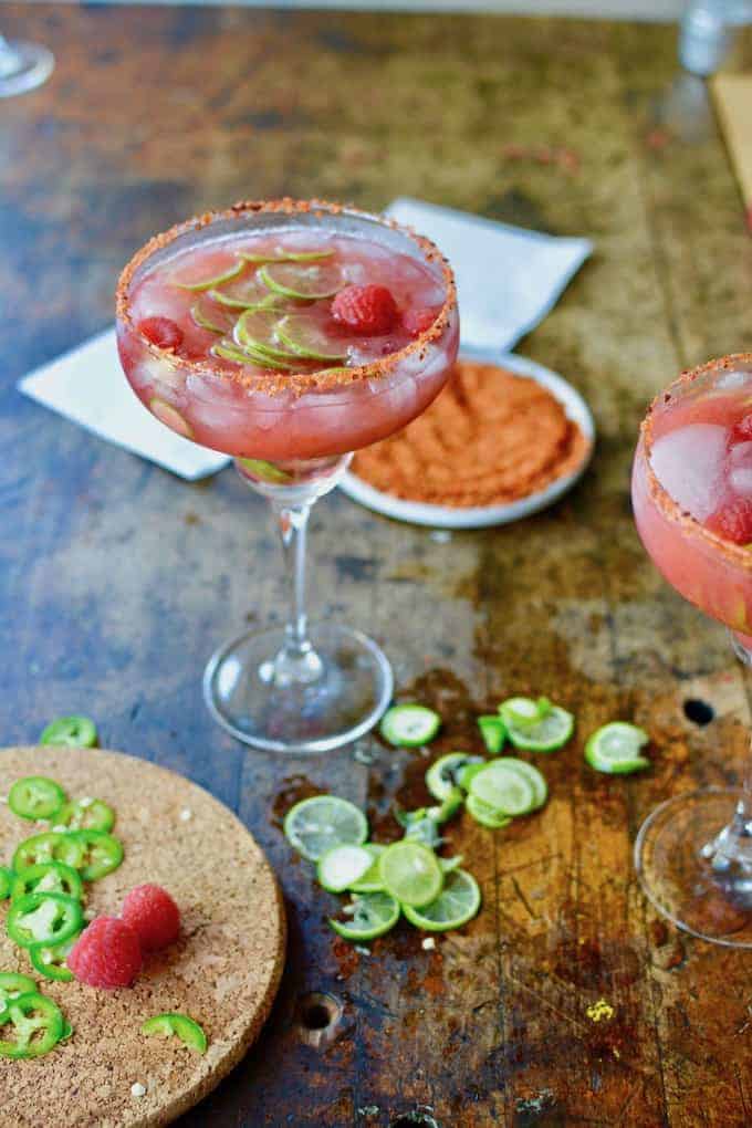 Raspberry Jalapeno Margarita 