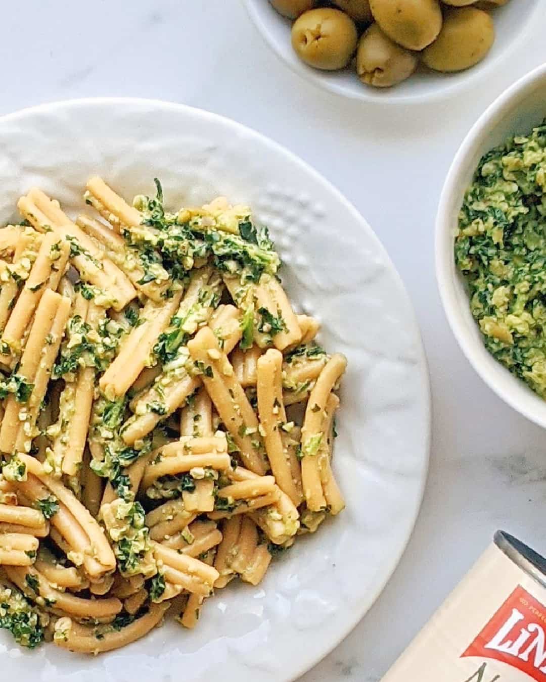 Olive Pesto Pasta