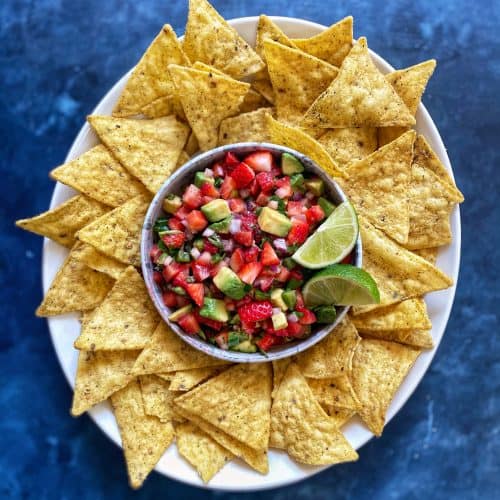 Strawberry Avocado Salsa: Sarah of The Delicious Life