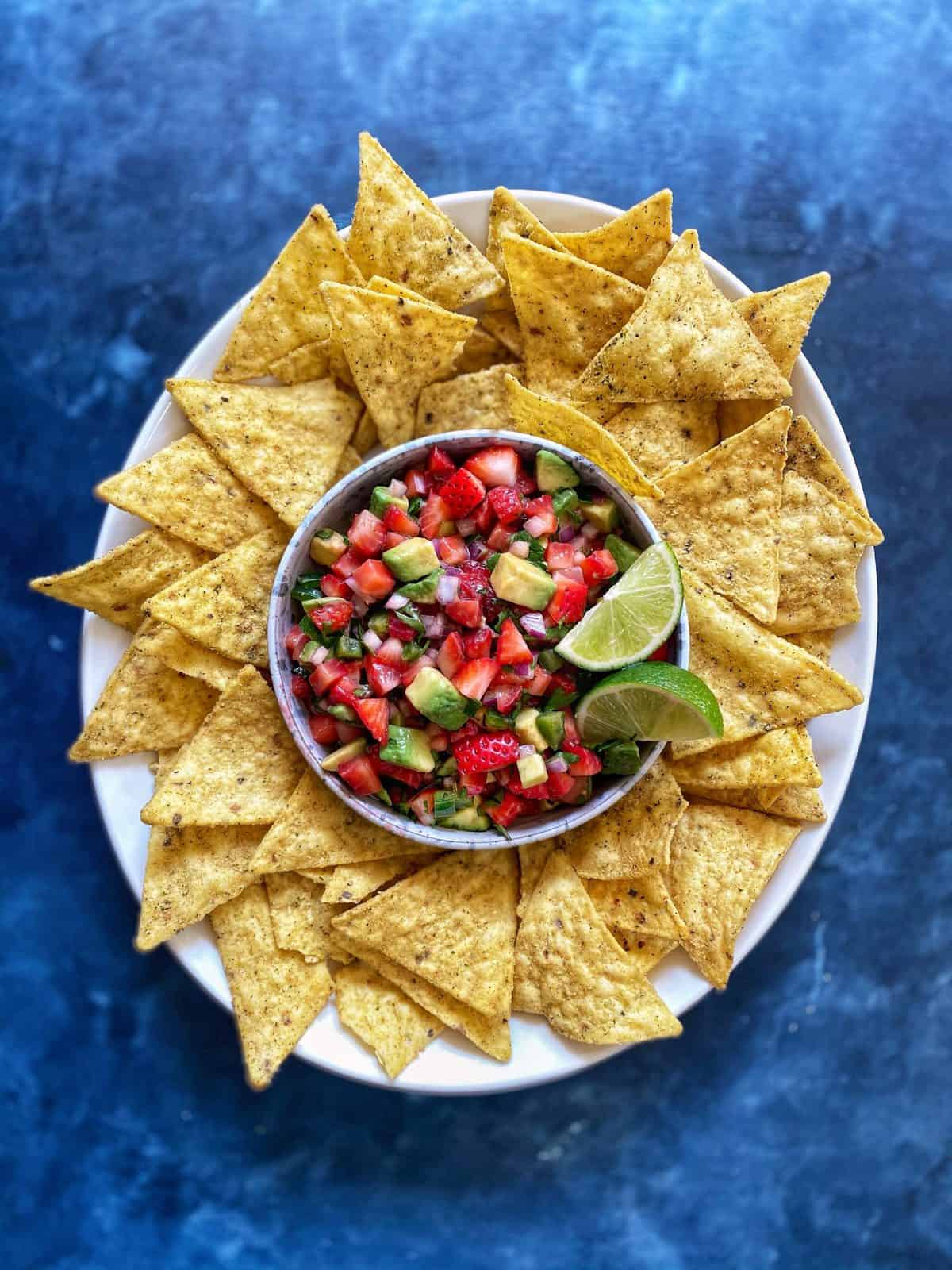 Strawberry Avocado Salsa: Sarah of The Delicious Life