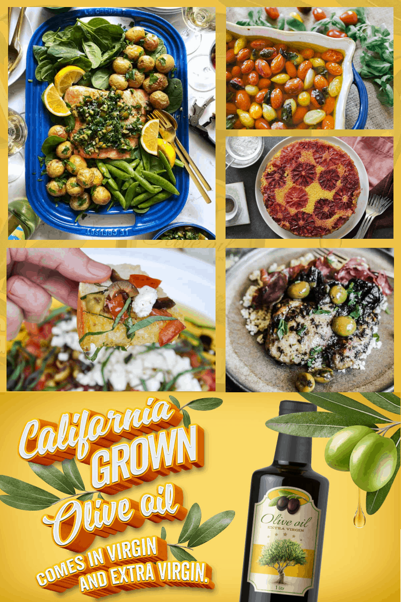 California Grown Olive Oil: Everything You Ever Wanted to Know + 9 Easy Recipes!