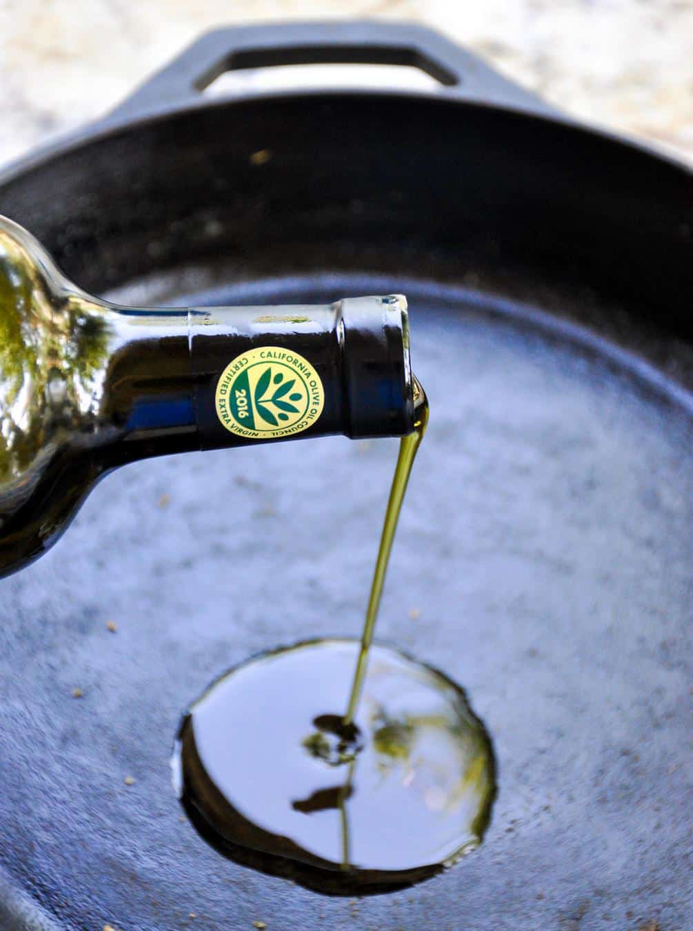 Cooking with Olive Oil - bottle with COOC seal