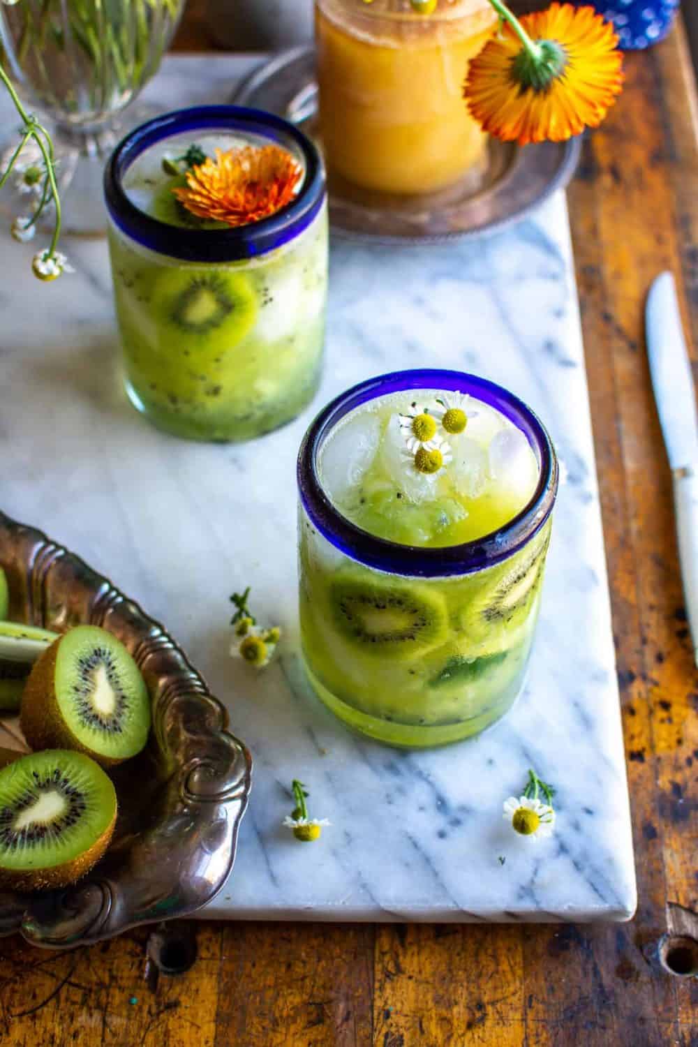 Fresh Kiwi Caipirinha Recipe