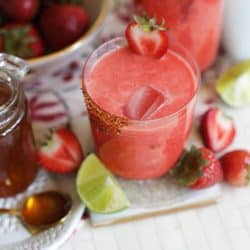 Easy Strawberry Agua Fresca Recipe - Aida Mollenkamp