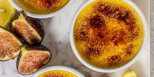 Fresh Fig Compote and an Easy Crème Brûlée Recipe