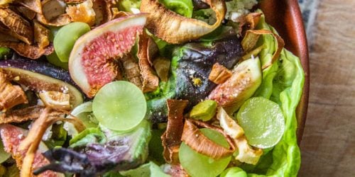 Fresh Fig & Grape Salad with Crispy Shallots – Meg of This Mess is Ours