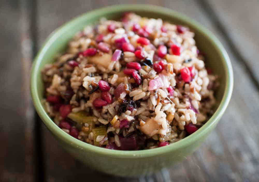 Pomegranate Wild Rice Pilaf recipe