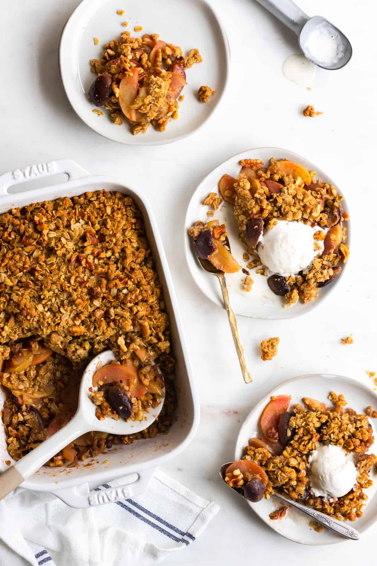 Apple, Fig & Walnut Crisp – Becky of Baking the Goods
