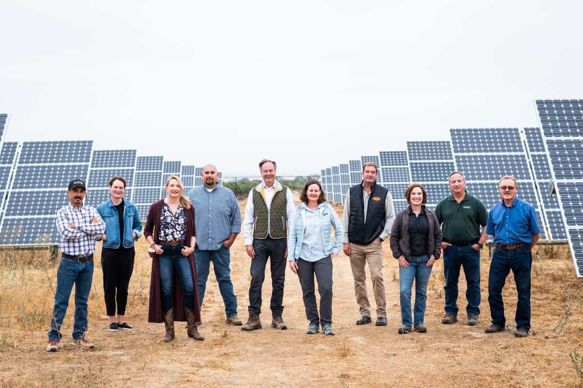 J. Lohr Team in Solar Array