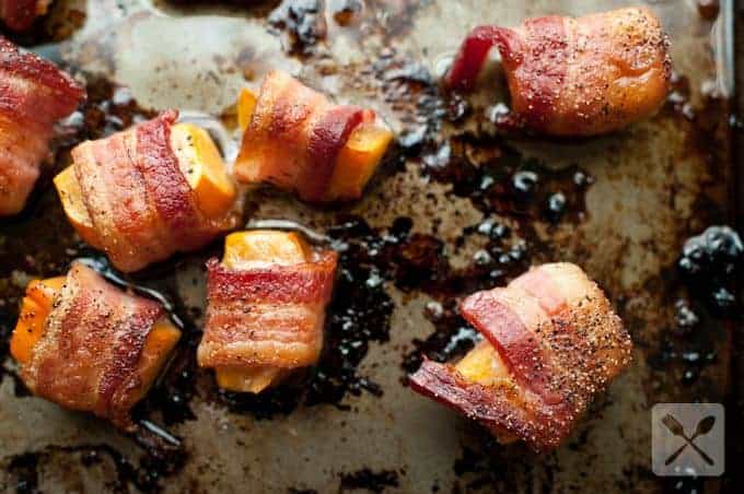 Bacon-Wrapped Persimmons 