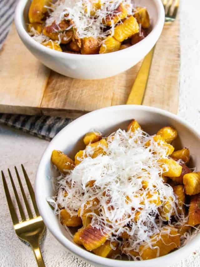 Pumpkin and Sweet Potato Gnocchi Recipe