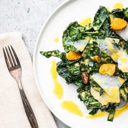 Tangerine Pistachio Kale Salad