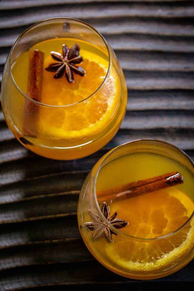 Pumpkin Spice Mulled White Wine.