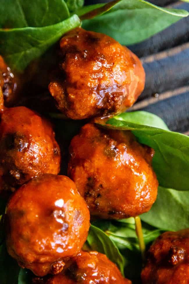 Crispy Buffalo Chicken Meatballs recipe