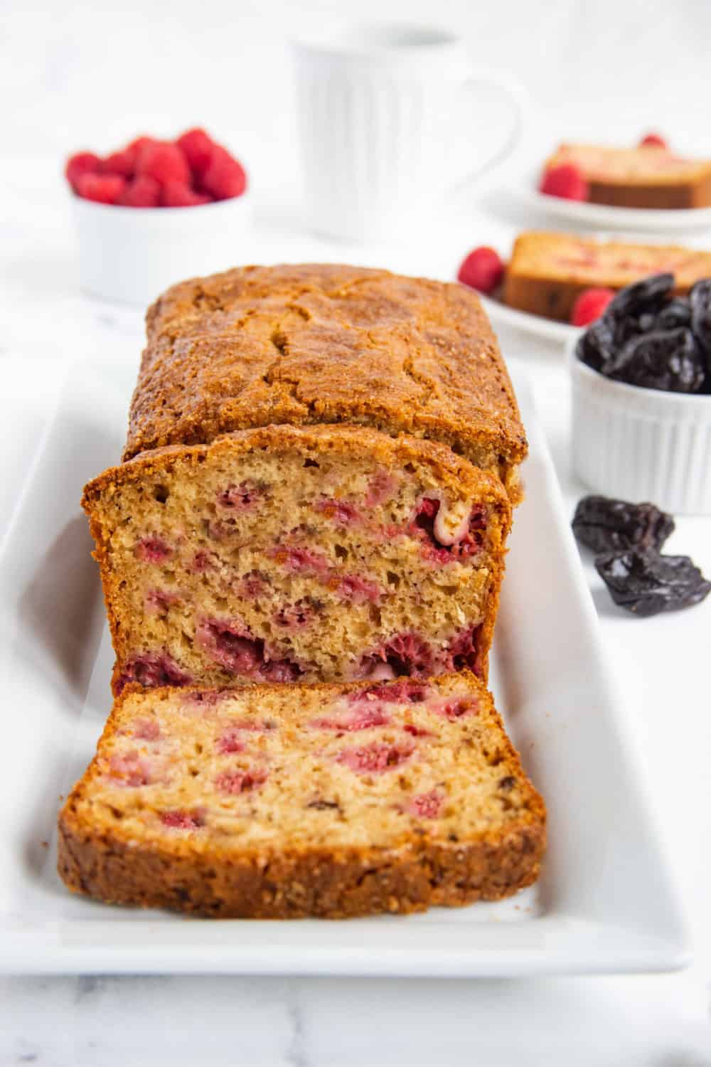 Raspberry Prune Bread_Bakes by Brown Sugar