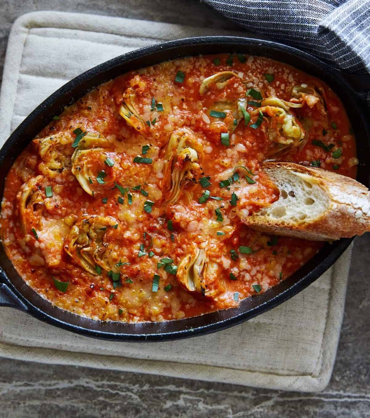 Mezzetta Artichoke and Parmesan Marinara Dip Recipe