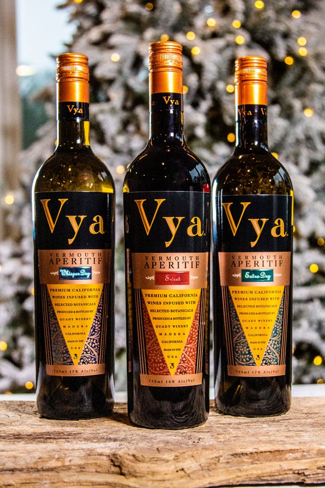 Vya vermouth - 3 varieties.