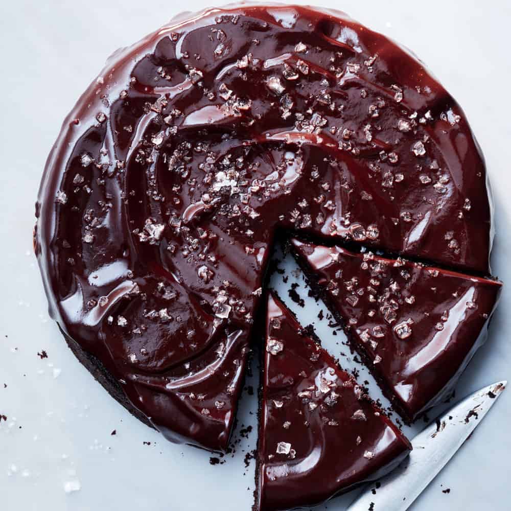 Red Wine Chocolate Snack Cake 