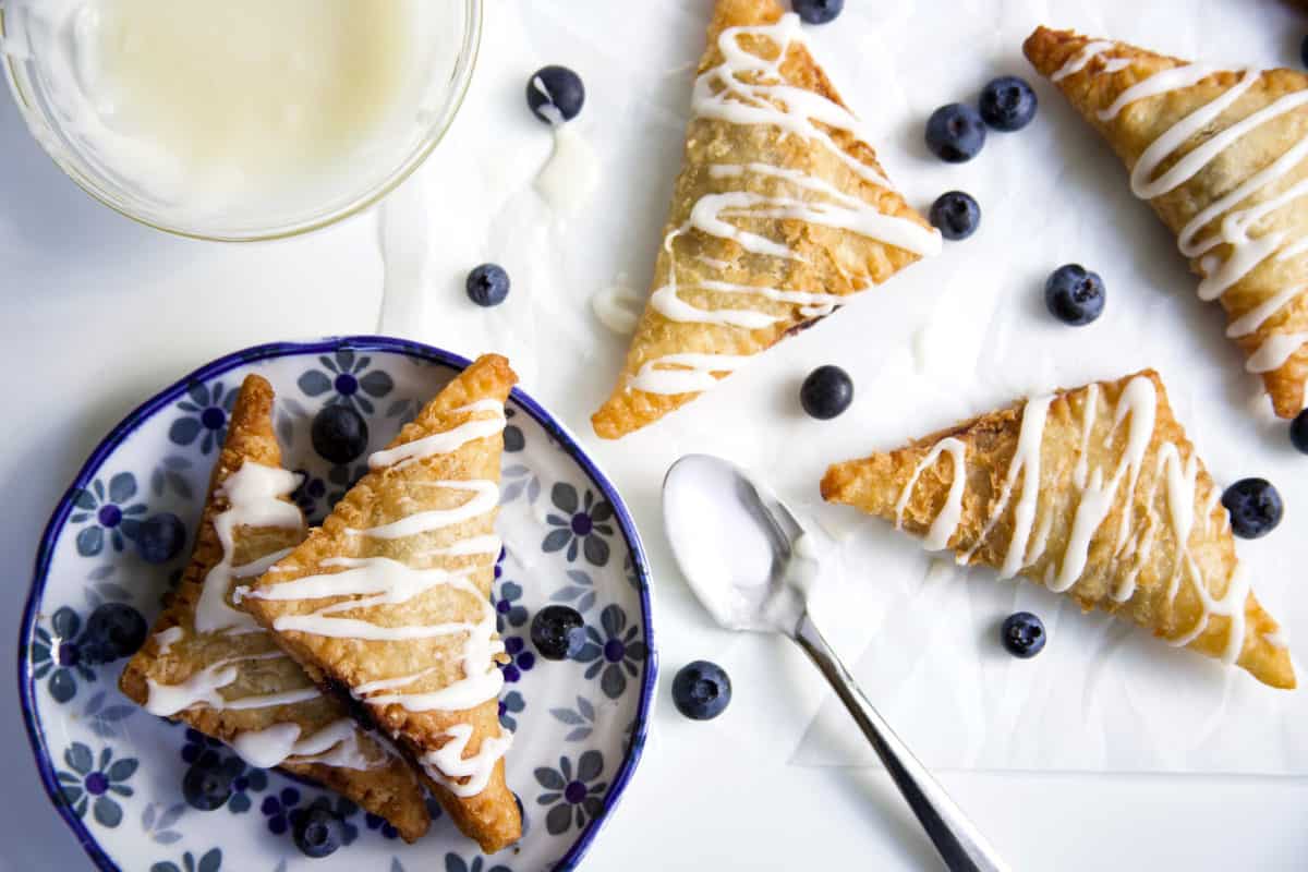 Fried Blueberry Hand Pies