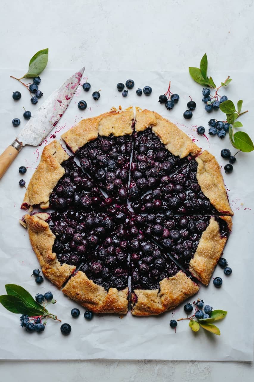 Blueberry and Mascarpone Galette