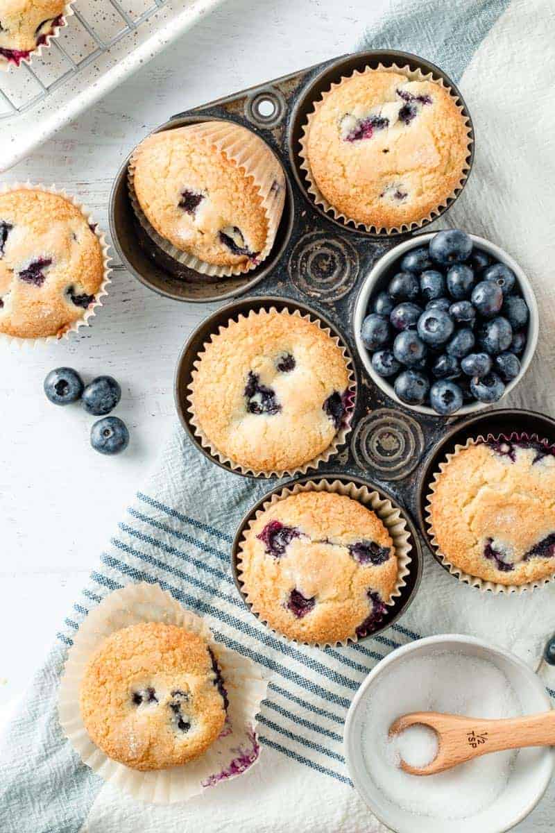 Classic Gluten-Free Blueberry Muffins