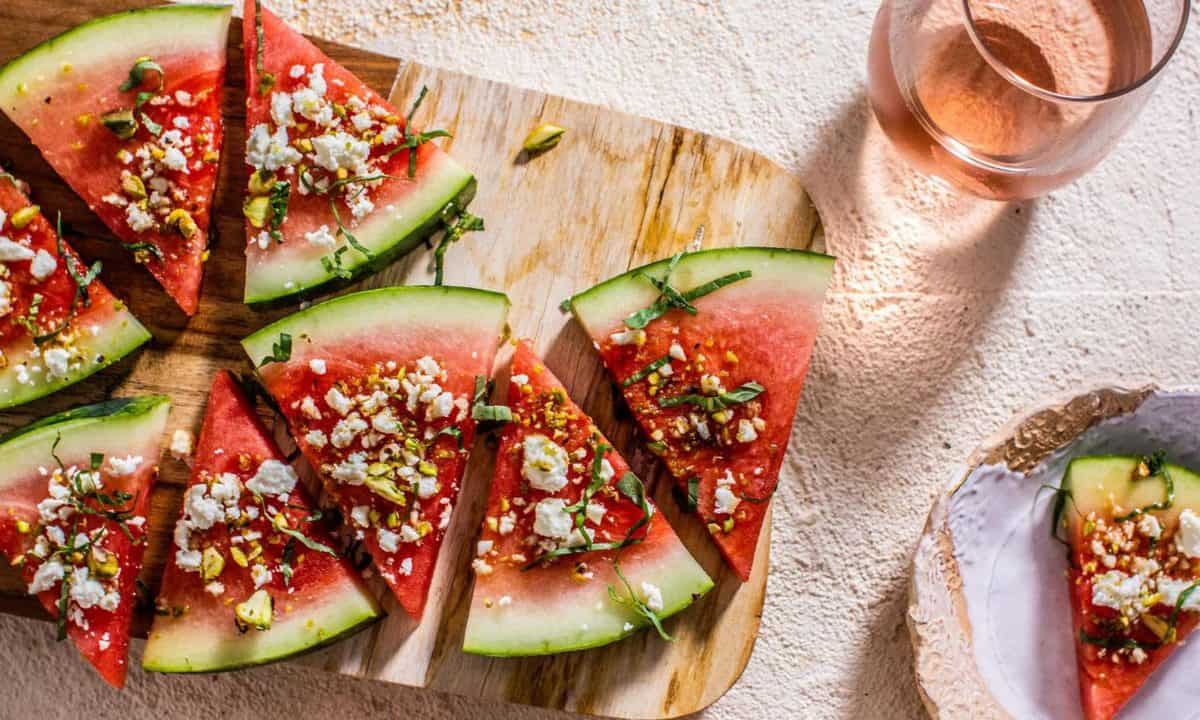 Melon, Cheese & Pepper Cocktail Recipe