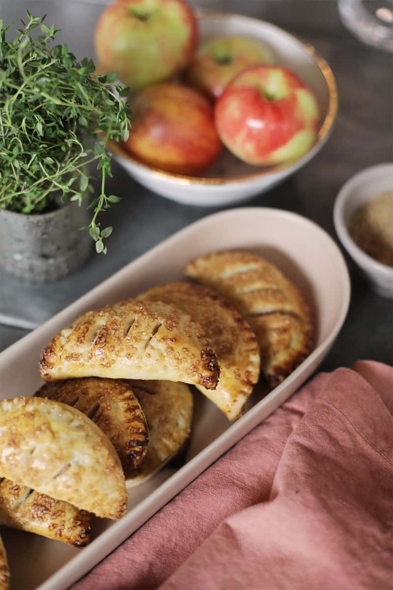 Spiced Apple-Thyme-Gouda Hand Pies