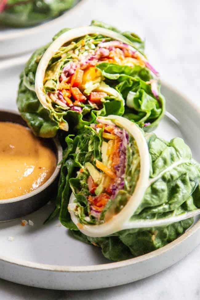 A Simple Recipe for Rainbow Vegetable Wraps