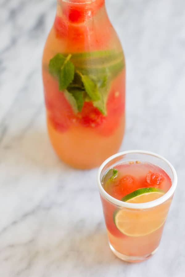 Mint & Watermelon Spa Water 