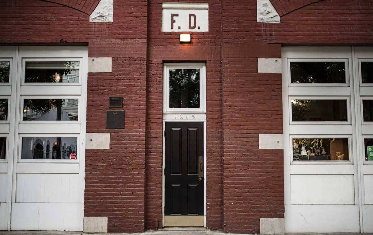 The historic firehouse that houses Mulvaney's B&L, a farm to fork restaurant in Sacramento