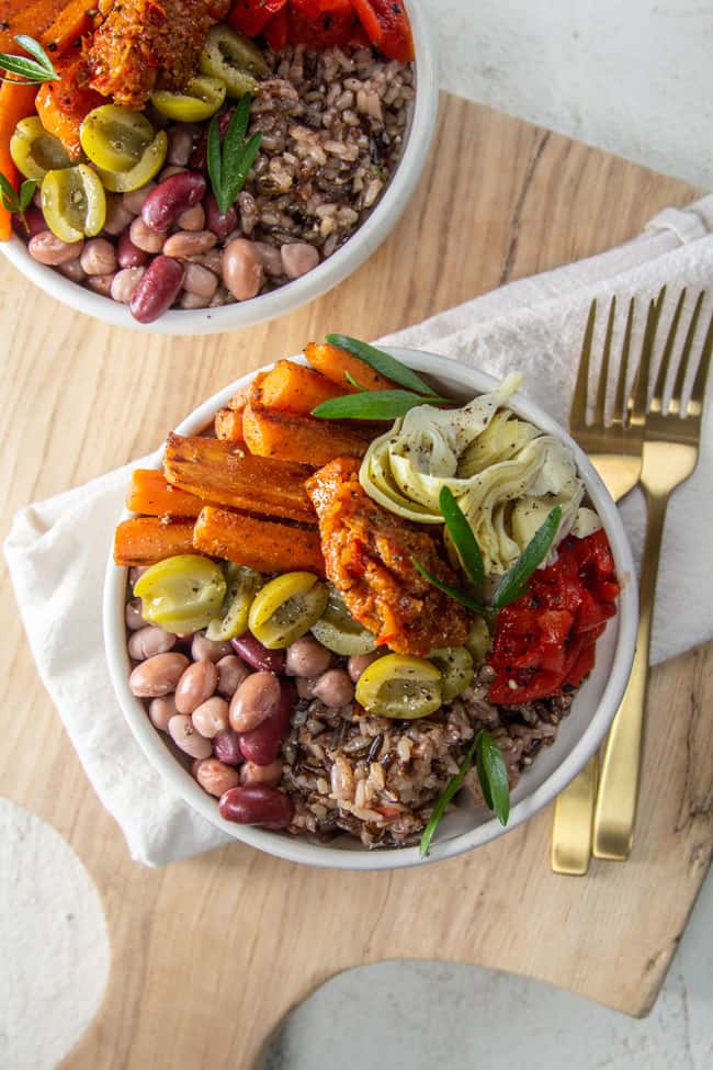 An Easy, Veggie Loaded Rice Bowl Recipe With Big Flavor!