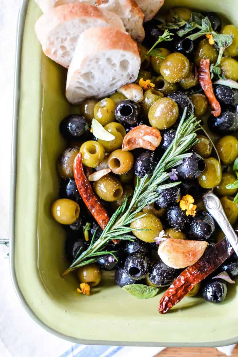 Spicy Marinated Olives