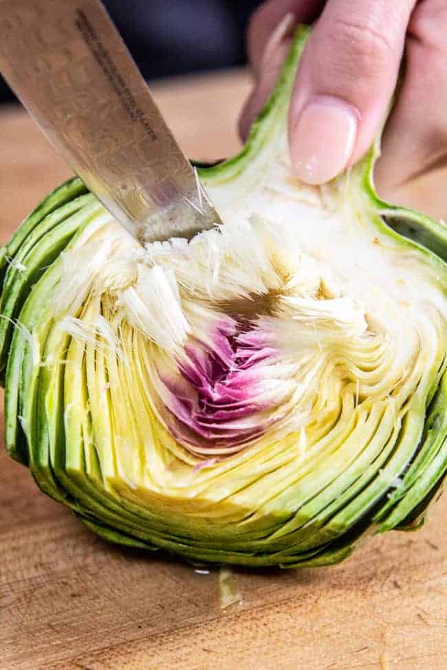 How to prep an artichoke