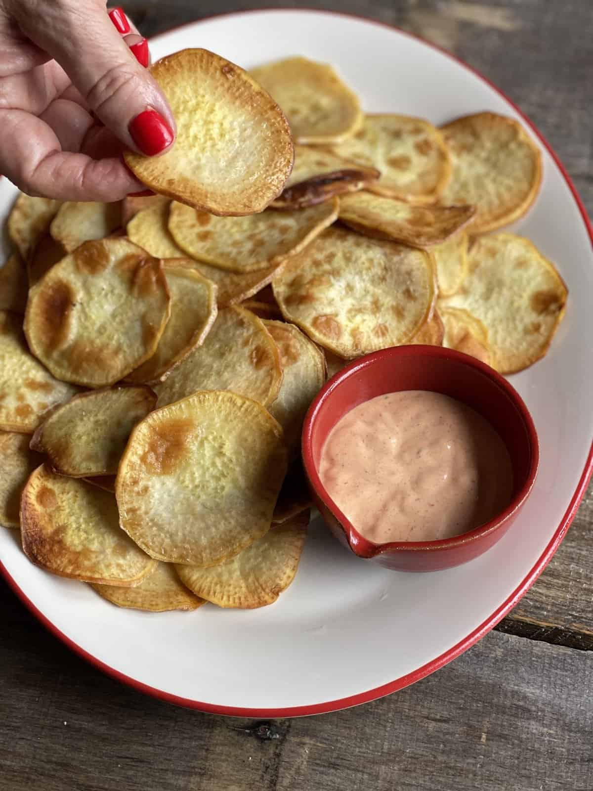 Sweet Potato Crisps – Teri Turner of No Crumbs Left