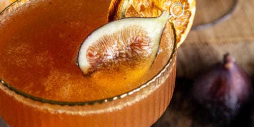 An Easy Wine Cocktail Recipe For Fig Season