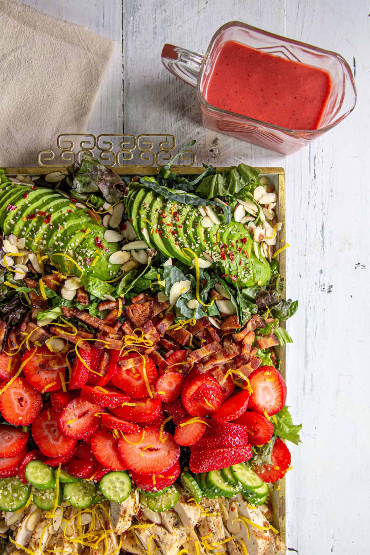 An Easy Summer-Inspired Play on Cobb Salad; Strawberry Salad With Chicken