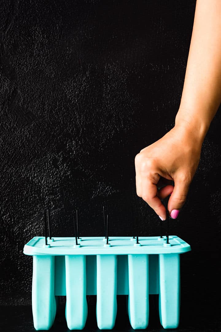 making popsicles