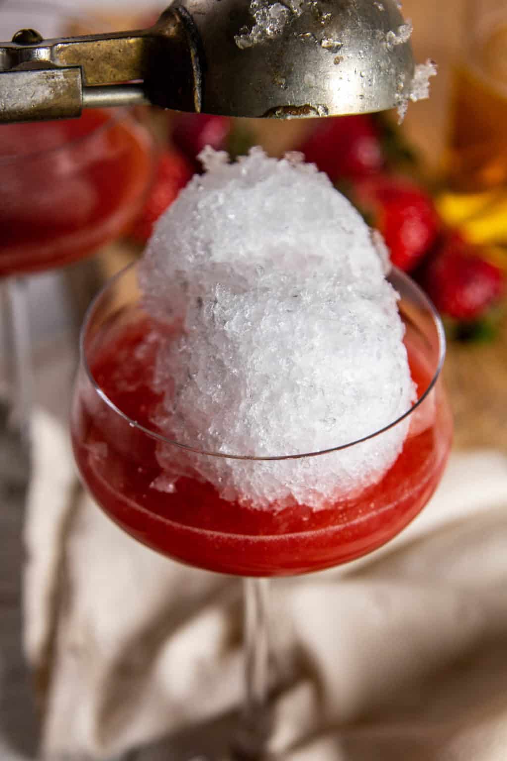 A Simple Recipe for Snow Cone Syrup with Moscato California Grown