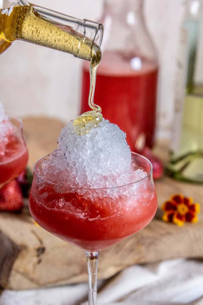A Simple Recipe for Snow Cone Syrup with Moscato California Grown