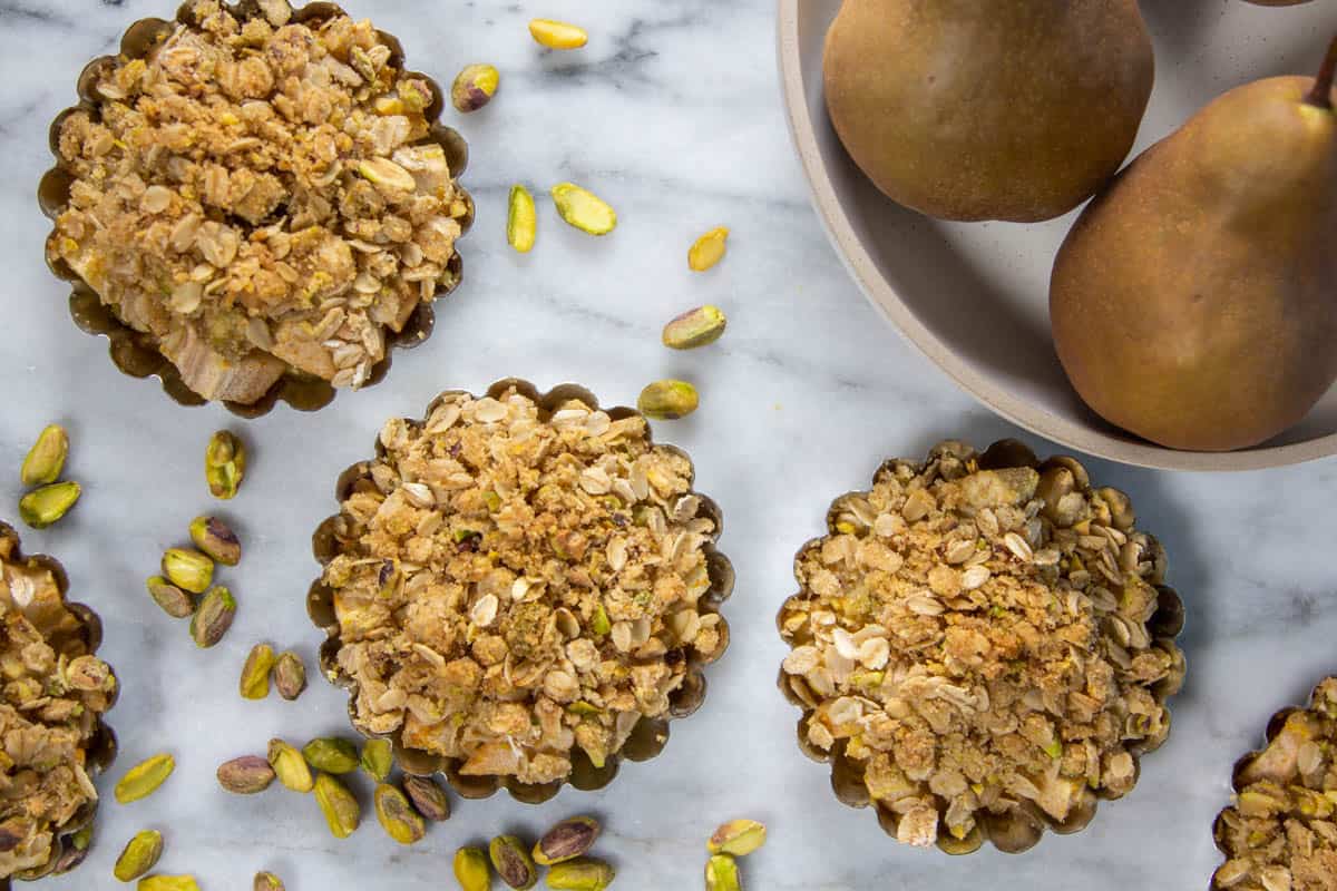 The Best Recipe for Pear Crisp with Pistachio - California Grown