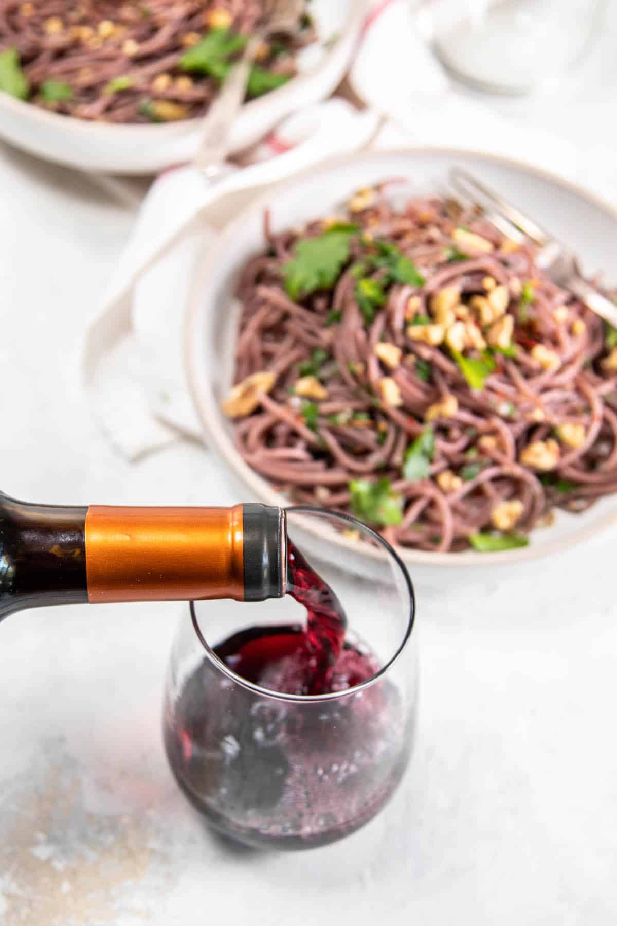 Cooking with Red Wine How to Make Red Wine Pasta California Grown