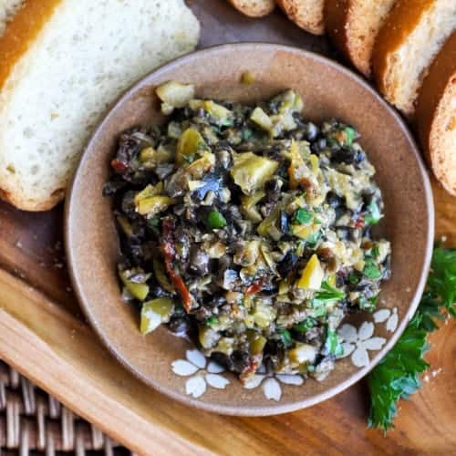 Olive Tapenade in a bowl