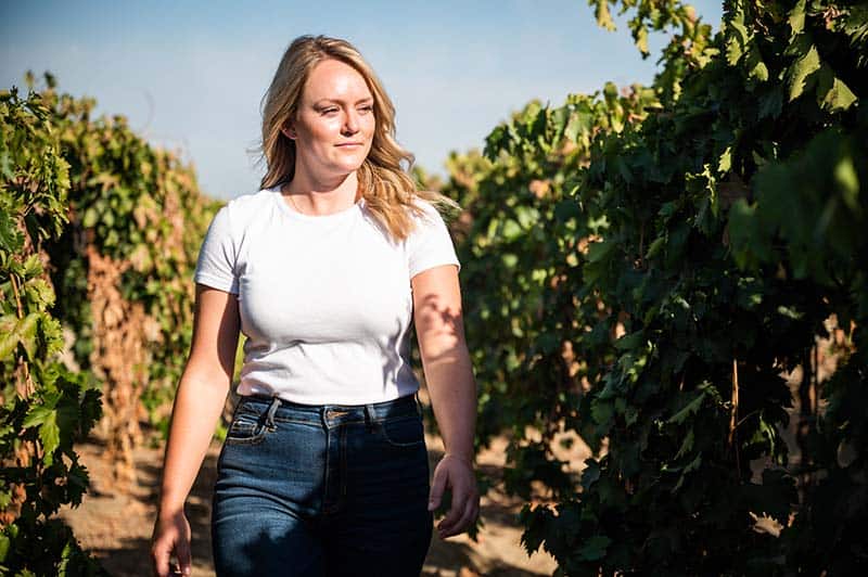 Courtney Gillespie, President, Life's Grape Vine Dried Grapes 