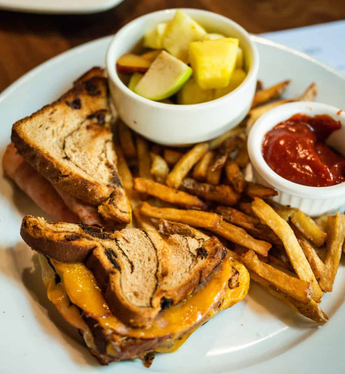 Raisin Grower's Sandwich at the Vineyard in Madera, CA