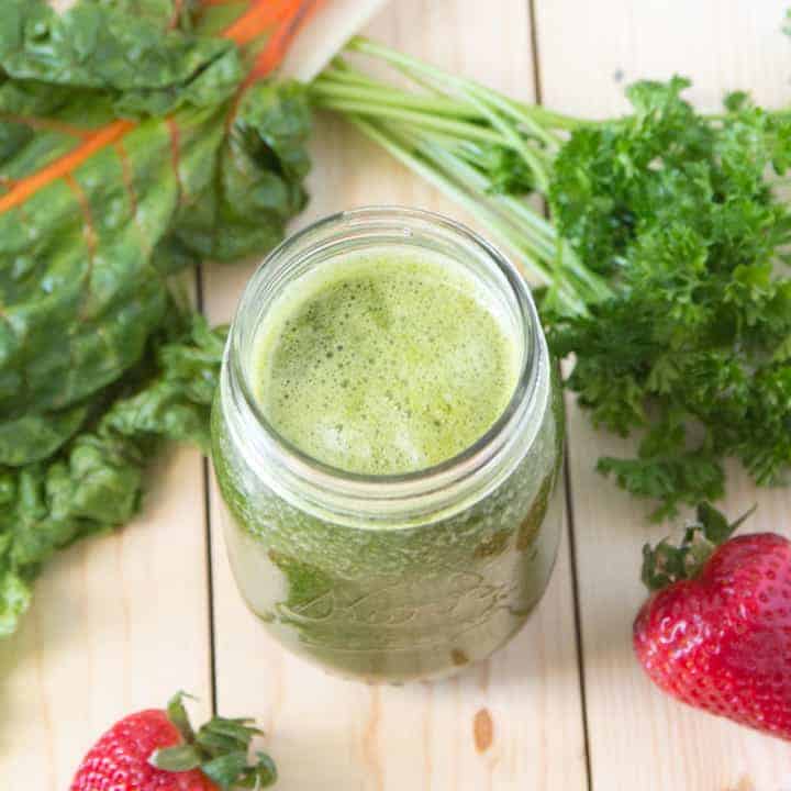 green smoothie from G-Free Foodie
