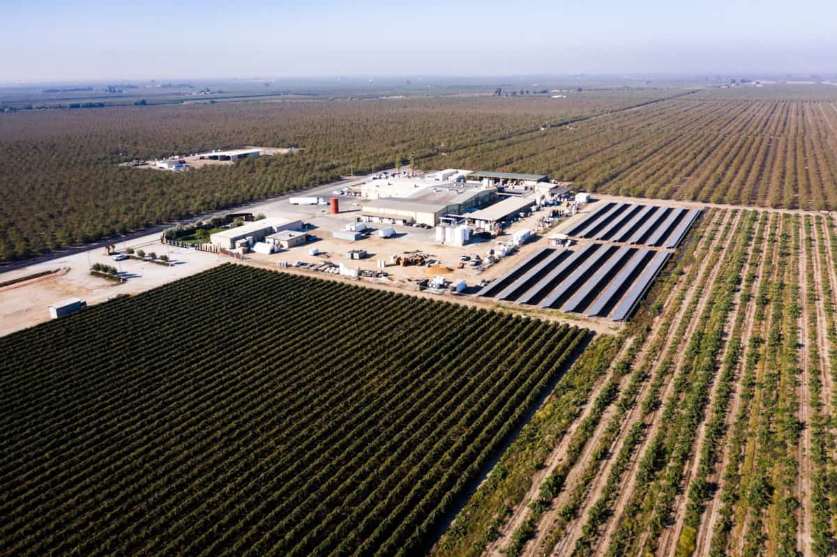 Solar Panels at San Joaquin Winery