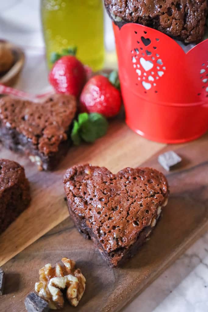 Olive Oil + Walnut Brownies from Cooking à la Heart